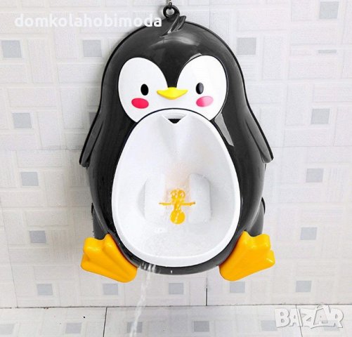 Детски писоар с подвижна тавичка, Пингвин, 37x16x22 см, Наличен в 3 цвята 