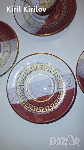 Гръцки сервиз за кафе, снимка 4 - Чаши - 52213783