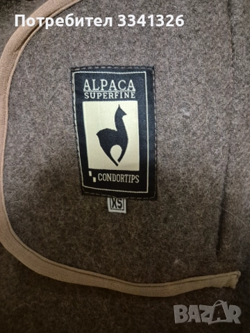 Ново палто алпака и естествен косъм, снимка 5 - Палта, манта - 52976304