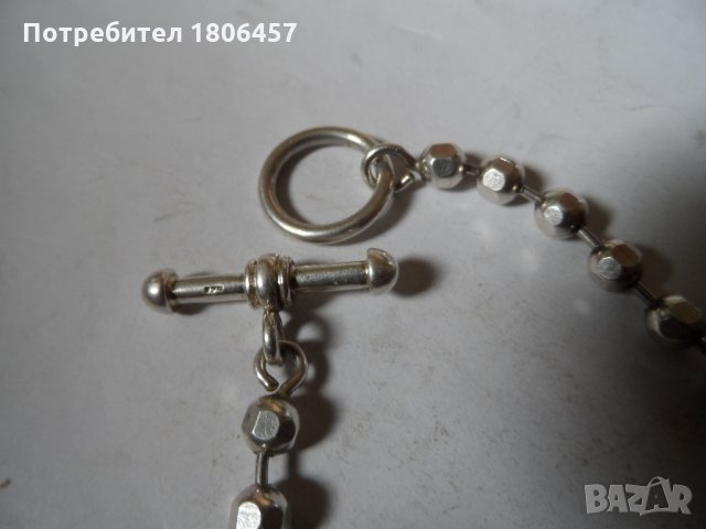 сребърна гривна - 2, снимка 2 - Гривни - 32982284