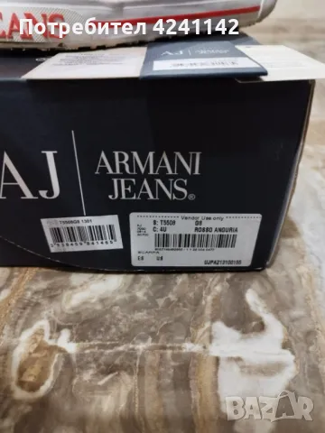 Armani обувки розови / rosso anguria дамски, снимка 7 - Маратонки - 47300863