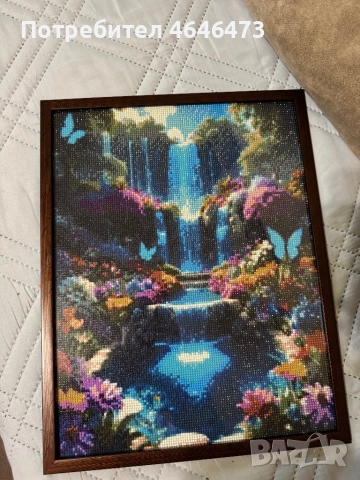 Диамантени гоблени с рамка размери 40*50, снимка 2 - Декорация за дома - 52368257
