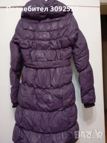 Лилаво яке с гъши пух, снимка 2 - Якета - 53586973