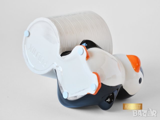 Керамична саксия с фигура на пингвин / Подарък за детска стая / Саксия с фигура на пингвин , снимка 8 - Декорация за дома - 40513327