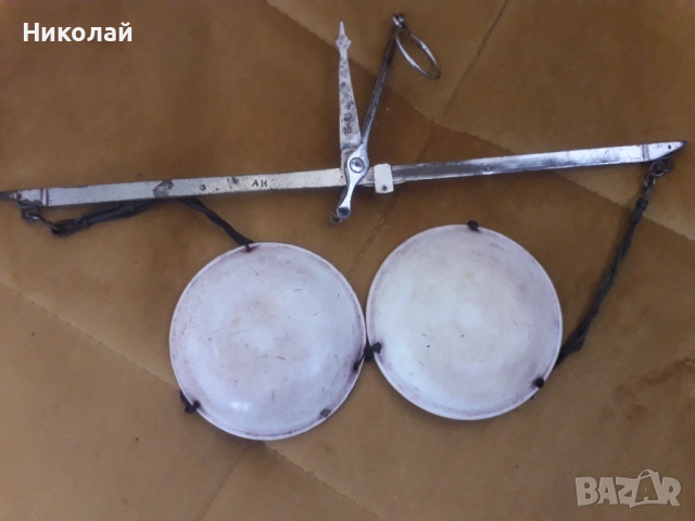 стара аптекарска везна, снимка 3 - Антикварни и старинни предмети - 52308200