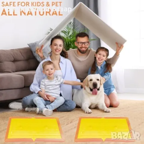 Нови Силно лепящи подложки за насекоми и вредители 4 броя капани за дома и градината, снимка 6 - Други стоки за дома - 48536849