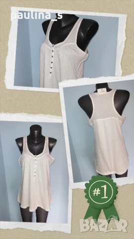 Три различни броя / Памучна еластична туника "Н&М", "Okay" by S'Oliver и Италианска , снимка 2 - Туники - 28718158