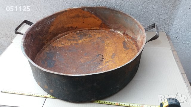 стара голяма тава за печене на агнета, лютеница и др. , снимка 14 - Колекции - 43285372