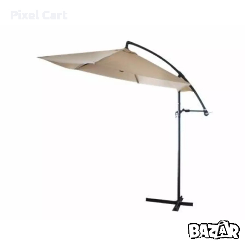 Градински чадър тип камбана, снимка 2 - Градински мебели, декорация  - 44842682