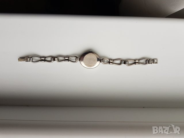 Дамски механичен посребрен часовник Сarex, снимка 7 - Дамски - 28002247