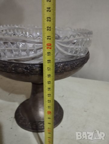 стара купа,фруктиера арт деко, снимка 5 - Други ценни предмети - 44116520