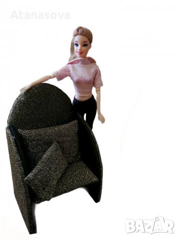 Мини Фотьойл за кукла Барби , снимка 4 - Кукли - 35298281
