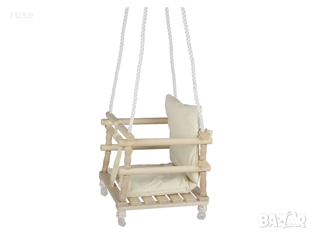 НОВИ! Дървена детска люлка , снимка 6 - Детски люлки - 51694902