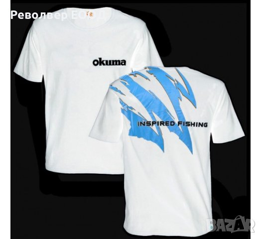 Мъжка тениска Okuma Inspired Fishing, снимка 1 - Тениски - 40574146