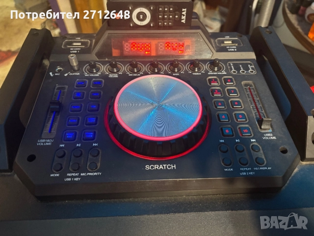 Преносима тонколона Akai-DJ, снимка 3 - Други музикални жанрове - 52265048
