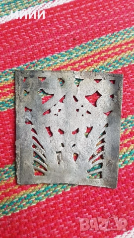 Сребърна икона, снимка 2 - Антикварни и старинни предмети - 52840695