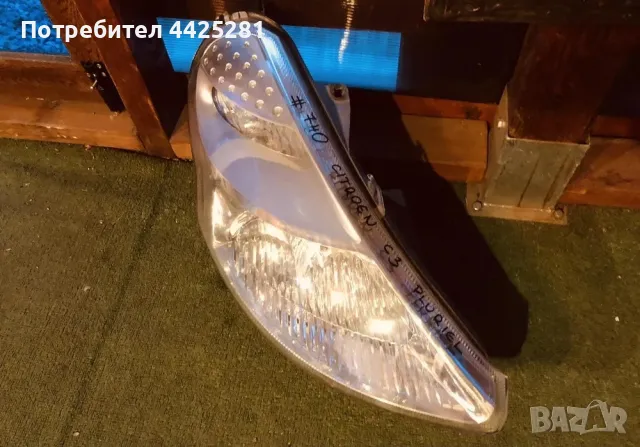 Десен фар Citroen pluriel 2003-2010г. 41580748. #740S., снимка 4 - Части - 49761083