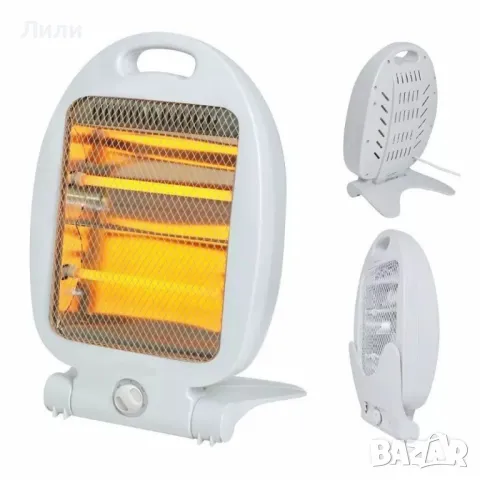 Кварцова печка за отопление с мощност от 800W и два отоплителни реотана DN1, снимка 4 - Отоплителни печки - 47701608