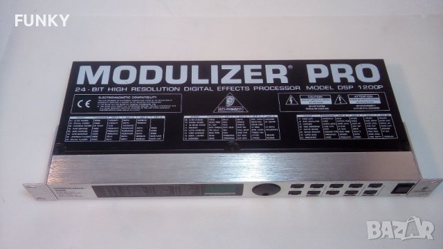 Behringer Modulizer Pro DSP1200P / 24 - bit Effects Processors, снимка 10 - Ресийвъри, усилватели, смесителни пултове - 39366506