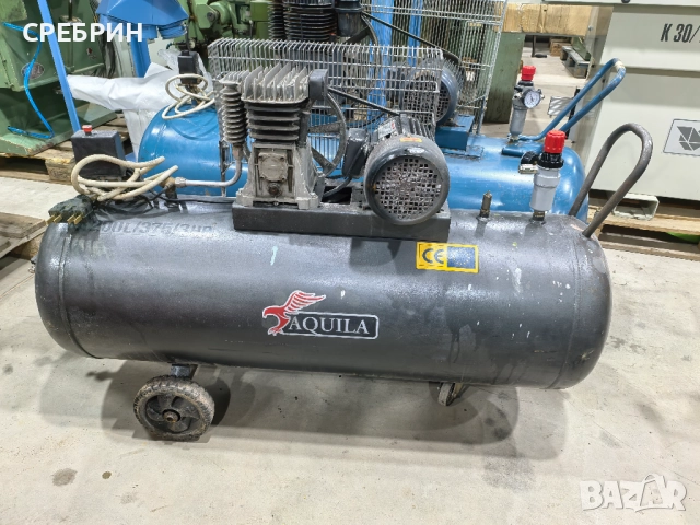 Компресор 300 лт 3 кв три и дебит 550 литра , снимка 10 - Други машини и части - 52645768