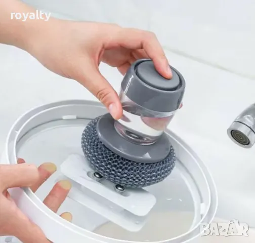 PVC гъба с контейнер за препарат - Универсална и издръжлива, снимка 5 - Други стоки за дома - 49173559