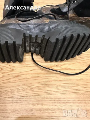 Боти с връзки, снимка 5 - Дамски боти - 48324371