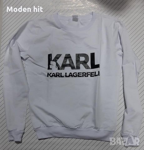 Karl Lagerfeld дамска блуза реплика /памук/, снимка 5 - Блузи с дълъг ръкав и пуловери - 32365257