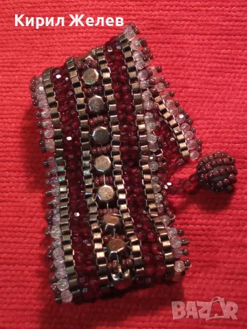 МЪНИСТЕНА ВИНТИДЖ ГРИВНА КРАСИВА РЪЧНА АРТ ИЗРАБОТКА 47334, снимка 9 - Гривни - 47315965
