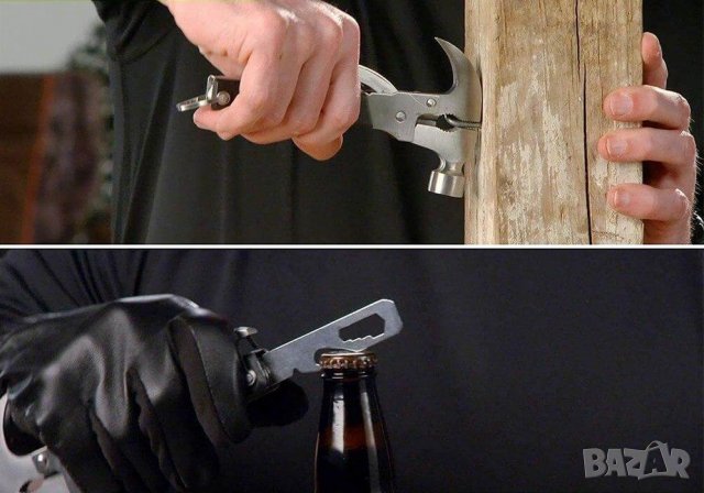 Мултифункционален инструмент чук-клещи 14 в 1, снимка 2 - Клещи - 33262528