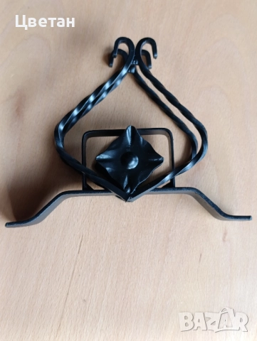 салфетник от ковано желязо, снимка 2 - Антикварни и старинни предмети - 52573517