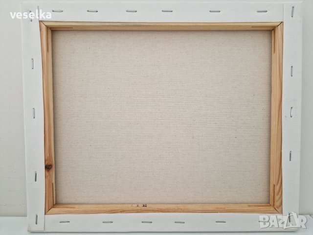 Картина "Снежен изгрев" - акрил, размер 25х30 см, снимка 2 - Картини - 43335350