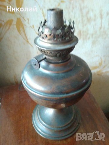 Старинна газена , газова лампа, снимка 2 - Антикварни и старинни предмети - 44028231