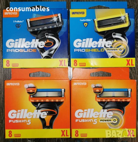 Gillette ножчета за бръснене Жилет ProGlide, Proshield, Fusion 5 power, снимка 5 - Мъжка козметика - 38760513
