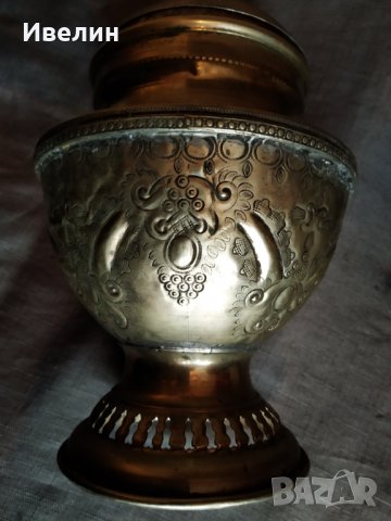 посребрена метална купа, снимка 4 - Антикварни и старинни предмети - 27433114