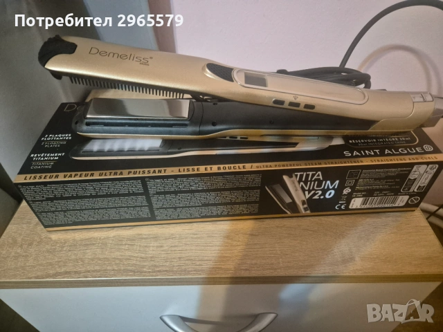 Преса за коса с пара