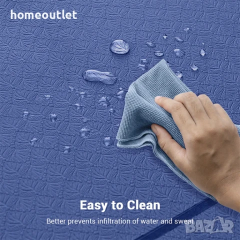 ПРОМОЦИЯ Постелка за йога с противоплъзгаща текстура LETSFIT A2 PURPLE PINK X1 (X001B54U0N), снимка 2 - Йога - 50861244