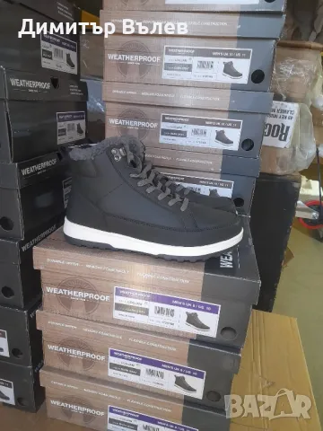 Обувки Weatherproof внос от Англия. Номера (UK 9/US 10/EU 43) и (UK 10/US 11/EU 44,5) 46 кафеви, снимка 4 - Мъжки боти - 47391494