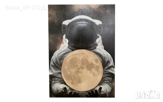 50х70см! Картина-канава "Космонавт" 