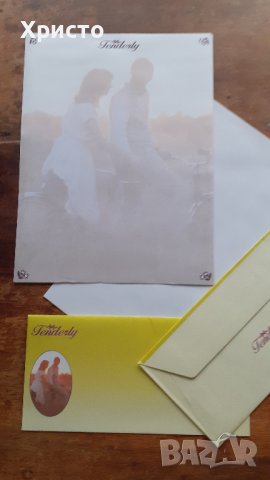 плик и лист за писмо луксозен комплект цветни Пиня Италия Pigna Italy, снимка 7 - Ученически пособия, канцеларски материали - 39194382