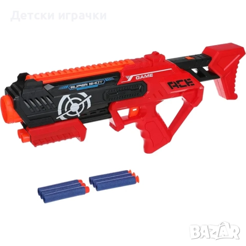 Пистолет Нърф с меки патрони , снимка 2 - Други - 52069973