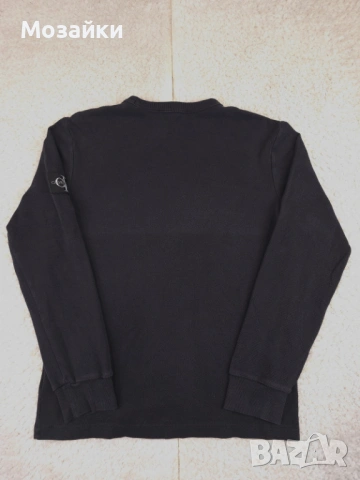 Мъжки суичър Calvin Klein Jeans Черен с лого patch Размер М, снимка 10 - Блузи - 53595715