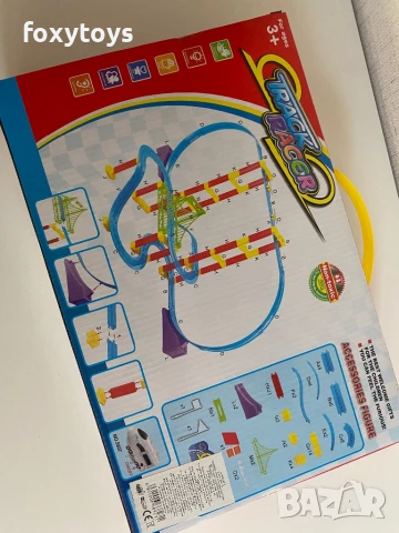 Локомотивче с 3D релсов път с лупинг, влак, релси, снимка 9 - Влакчета, самолети, хеликоптери - 51246813