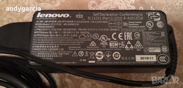 20V 4.5A 90W ADLX90NCC3A Lenovo ThinkPad X1 Carbon/T470/T540 зарядно офигинално, снимка 11 - Захранвания и кутии - 25635102