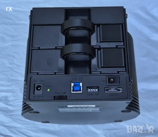 Fantec SQ-X2RU3e 2BAY RAID кутия, NAS CL-35B1, снимка 3 - Мрежови адаптери - 51011631