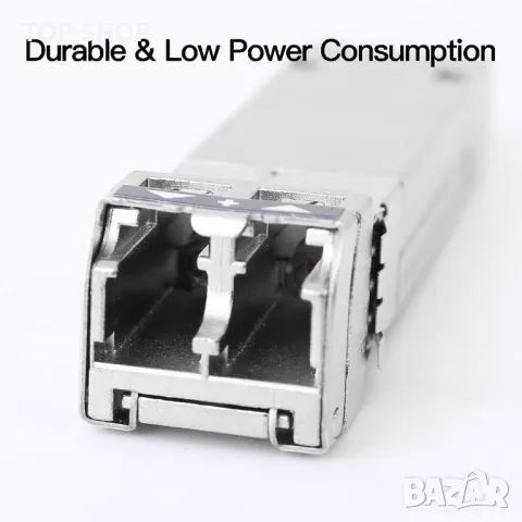 toolco 2 броя 10G Sfp LC MMF300m 10GBase-SR SFP+ трансивър, 10G 850nm MMF, до 300 метра, снимка 3 - Друга електроника - 49509118