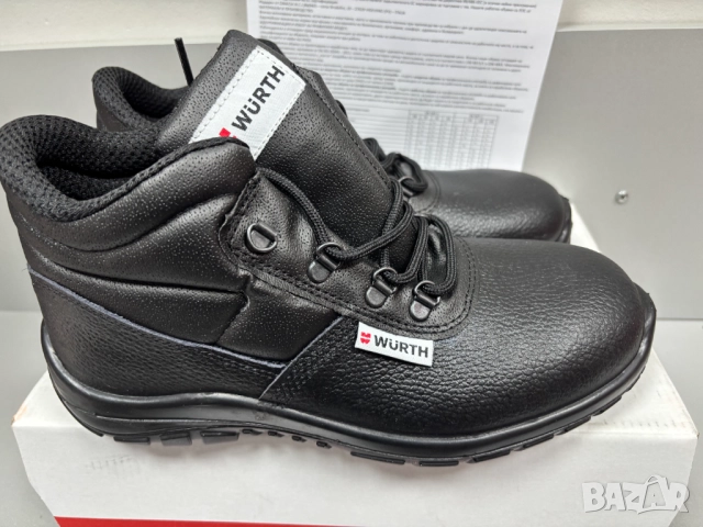 НОВИ! Високи работни обувки WURTH Ninja O1, №42, снимка 4 - Мъжки боти - 52444427