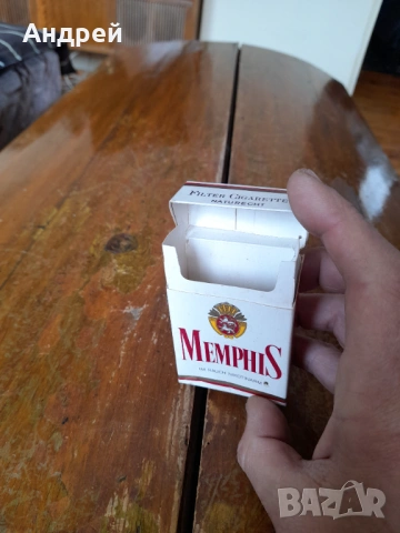Стара кутия от цигари Memphis, снимка 6 - Колекции - 53608987