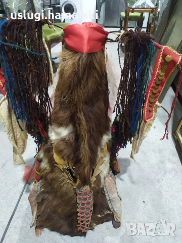 Автентична кукерска маска, снимка 3 - Антикварни и старинни предмети - 52640670