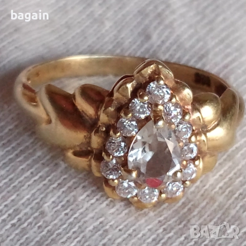 Уникален сребърен пръстен с турмалин , снимка 4 - Пръстени - 52966353