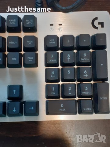Клавиатура Logitech G413 SILVER с проблем, снимка 1 - Клавиатури и мишки - 43115017